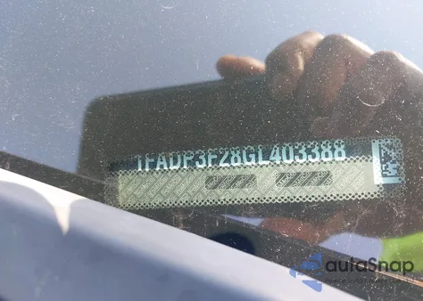 2016 Ford Focus Se из США, поврежденный, VIN 1FADP3F28GL403388